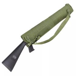 Holster dorsal pour fusil Vert Olive Ambidextre