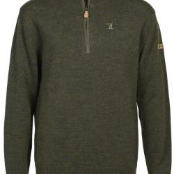 Pull Chasse brod&eacute; col chemin&eacute;e Islande PERCUSSION-L