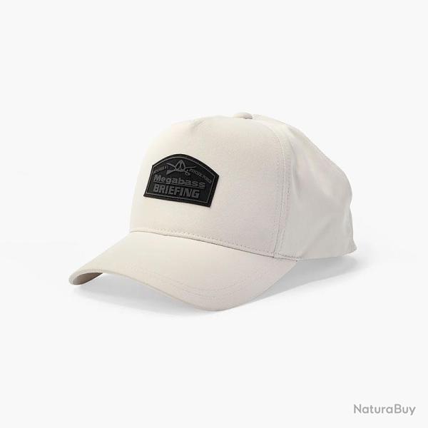Casquette MEGABASS x BRIEFING Jolly roger emblem beige