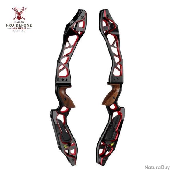 Poign�e Elezo 25" - Kinetic - Gaucher / Noir/Rouge
