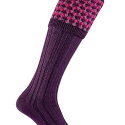 Chaussettes de chasse Earl - Heather - Pennine - 40 - 42 / Violet