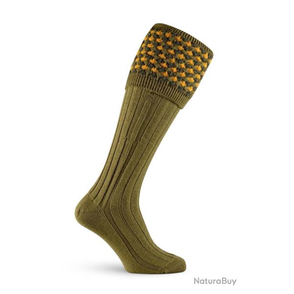 Chaussettes de chasse Earl - Old Sage - Pennine - 43 - 45 / Vert