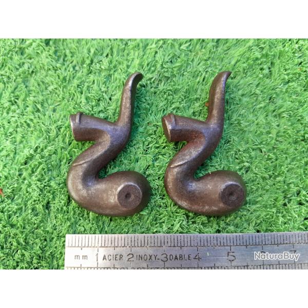Lot 2 chiens gauche pour fusil � chiens ext�rieurs