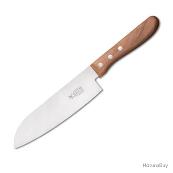 Couteau Santoku Windm�hlenmesser manche cerisier lame inox
