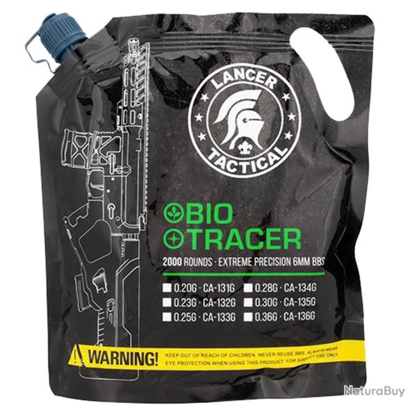 BILLES AIRSOFT 6MM BIO TRA�ANTES VERTES 0.25G X 2000 EN SACHET
