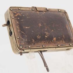 RARE PORTE-MONNAIE REVOLVER FRANKENAU PATENT 1877 CALIBRE 5MM A BROCHE - BELGIQUE XIX&egrave; Categorie D