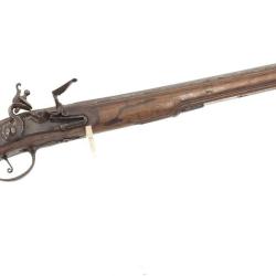 IMPOSANT PISTOLET DE CAVALIER &Agrave; SILEX SIGN&Eacute; COULAUX DE VERO &Agrave; MAICHE EN FRANCHE COMT&Eacute; FRANCE 1720 - 
