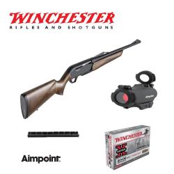Pack BATTUE CARABINE SEMI-AUTOMATIQUE WINCHESTER SXR2 AIMPOINT 308 Win