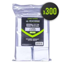 PATCHS COTON BREAKTHROUGH 7.6 X 7.6CM X300
