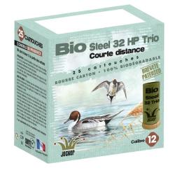 25 CARTOUCHES JOCKER BIO STEEL TRIO 12/70 32GR 3/5/7