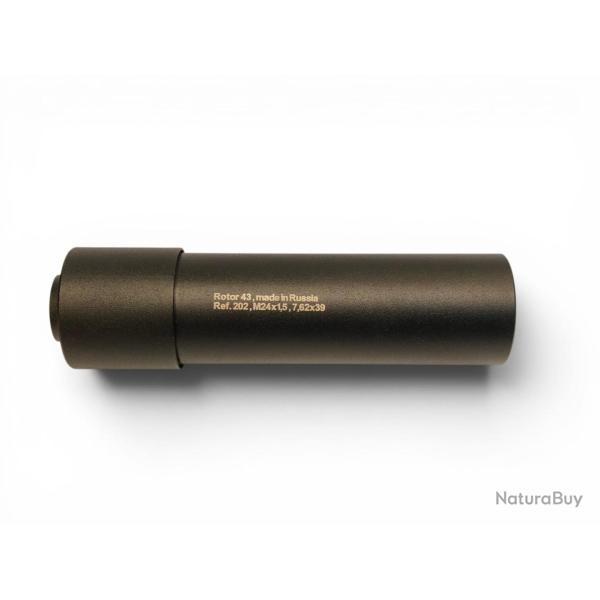 MODERATEUR DE SON ROTOR 43 POUR SAIGA MK 7.62X39 M24X1.5