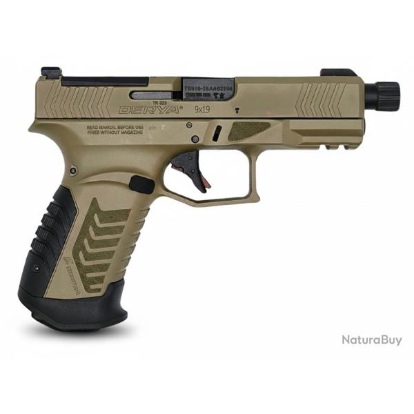 PISTOLET DERYA DY9 OR FILETE FDE CALIBRE 9X19