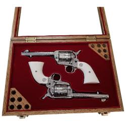 PAIRE DE COLT SAA MOD 1873 CALIBRE 45 COLT