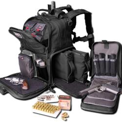 GPS SAC A DOS DE TIR POUR ARME DE POING NOIR 3 ARMES TACTICAL RANGE BACKPACK