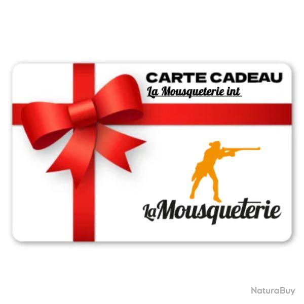 CARTE CADEAU LA MOUSQUETERIE INT