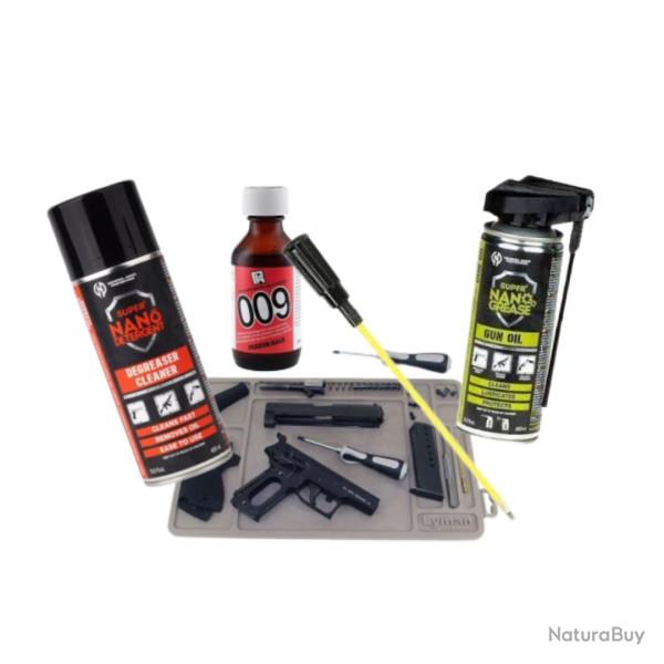 STARTER PACK D'ENTRETIEN ARME DE POING