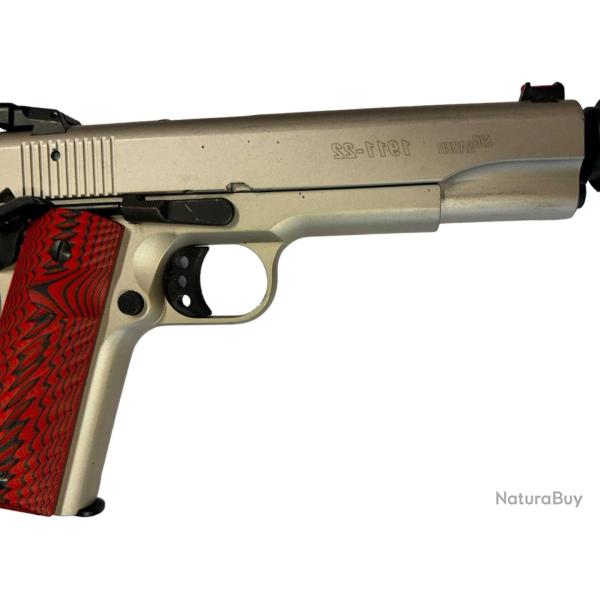Pistolet sig sauer 1911-22 + moderateur + fibre cal : 22 Lr