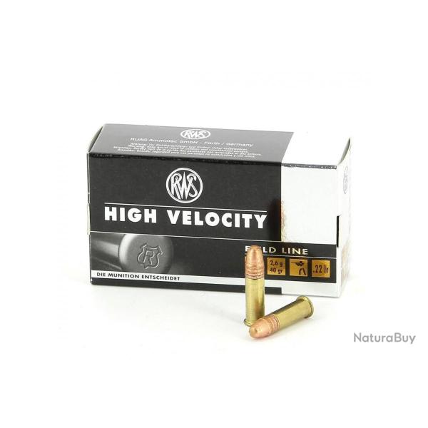 MUNITION RWS 22 LR HIGH VELOCITY