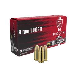 MUNITION FIOCCHI 9X19 FMJ 124GR X50