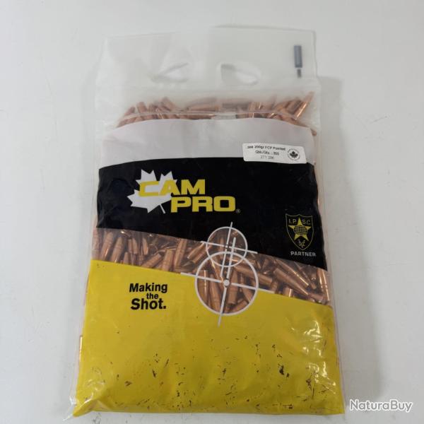 Cam Pro ogives plomb cuivre SP FCP 308 200gr X500