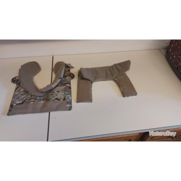 rare protection balistique souple NIJ3A pour le coup + clavicules + haut du dos + �paules