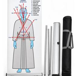 Stand d'Entra&icirc;nement Iaido - Trajectoires de Coupe
