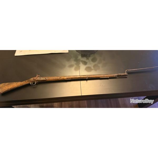 Fusil mousset � silex + baillonette