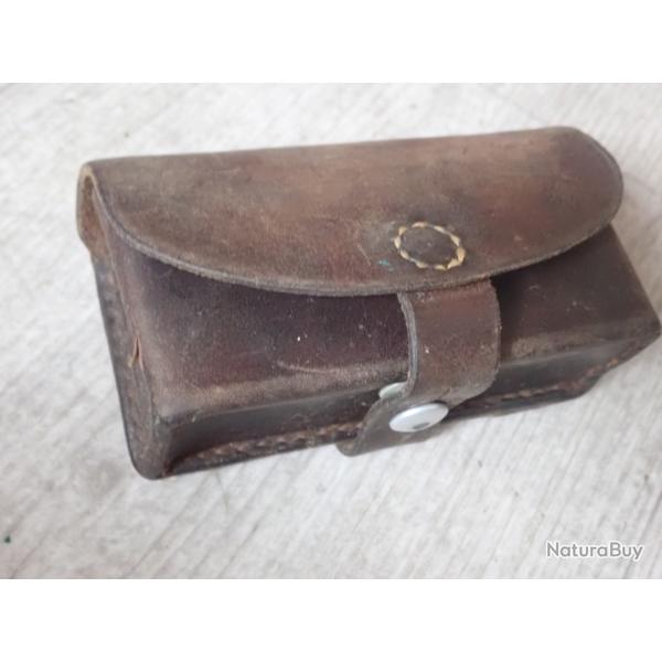 1918 Sacoche, trousse pour entretien du revolver Suisse 1882, 82/29 et pistolet parabellum 00, 06