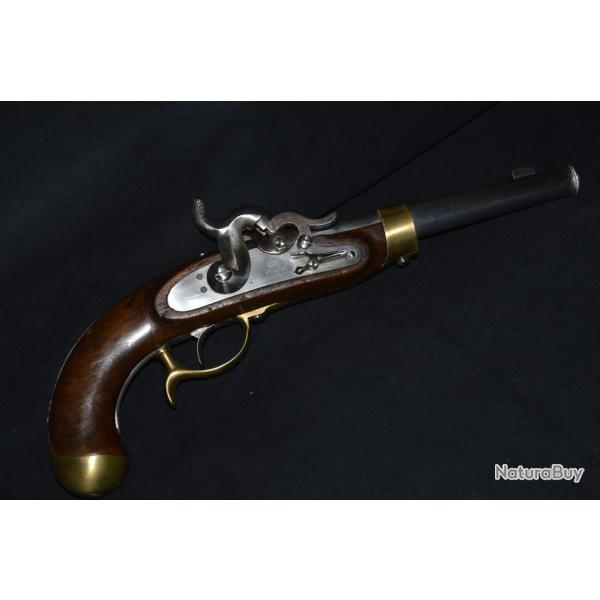 PISTOLET DE CAVALERIE PRUSSIEN MOD.1850-2�UHLAN POMERANIEN (9.2.6.U.14)-PRUSSIAN CAVALRY PISTOL 1850