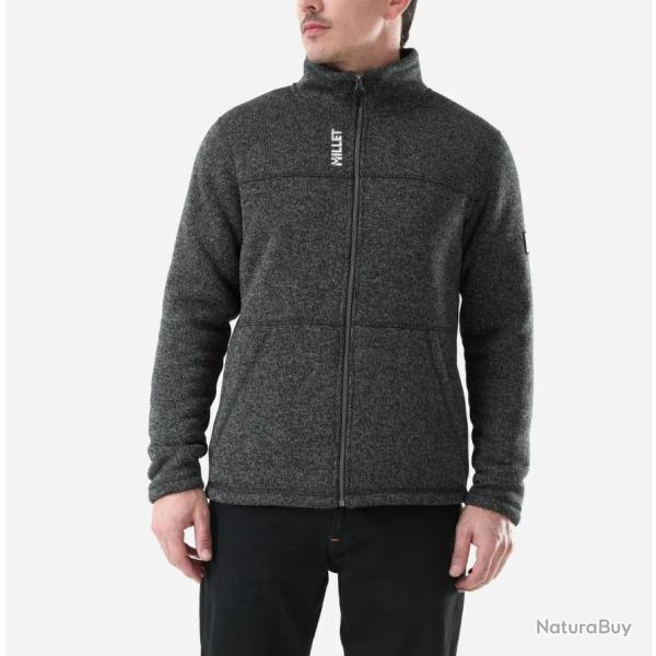 Veste Polaire Randonn�e Millet "CHAMONIX KNITWARM JKT M" M Gris
