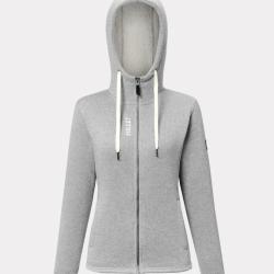Veste Polaire Randonn&eacute;e Femme Millet "CHAMONIX KNITWARM HOODIE W" XS Gris
