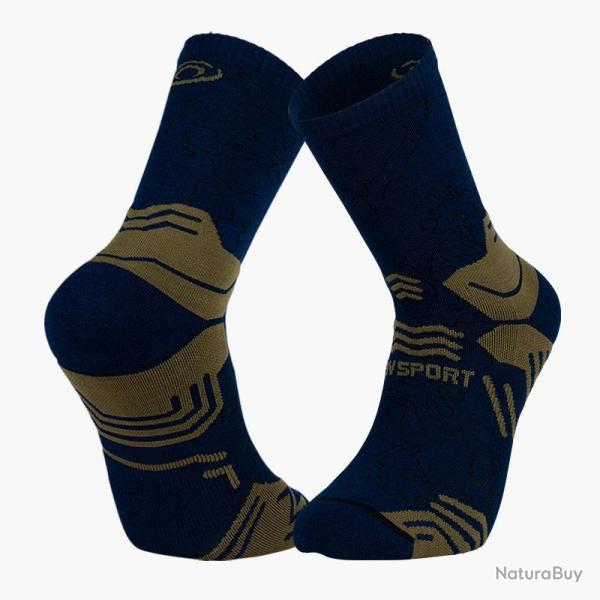 Chaussettes Randonn�e Hautes BV SPORT "Trek GR Haute Lyocell" 39 - 41 Bleu