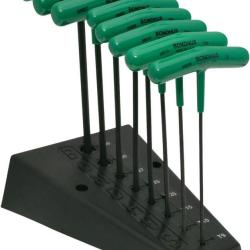 BONDHUS - Cl&eacute;s Allen Torx T9-T40 avec support