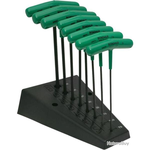 BONDHUS - Cl�s Allen Torx T9-T40 avec support