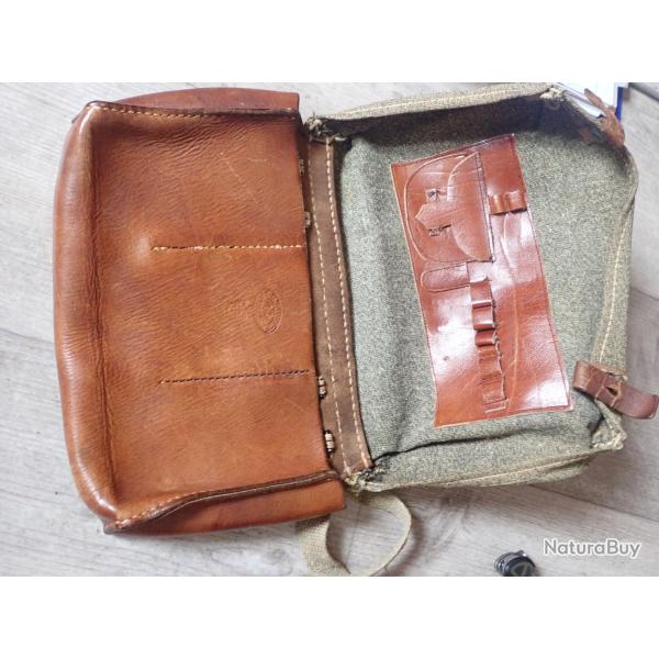 1915 - Sac, musette cartouchi�re avec compartiments
