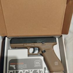 Glock 17 gen5 CO2 4,5 bb's black coyote