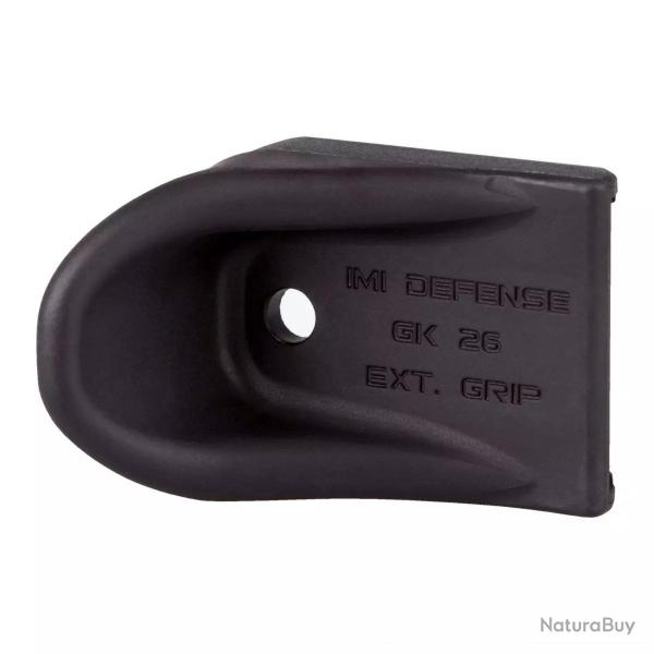 Extension Chargeur Grip Glock 26/27/33/39 Noir