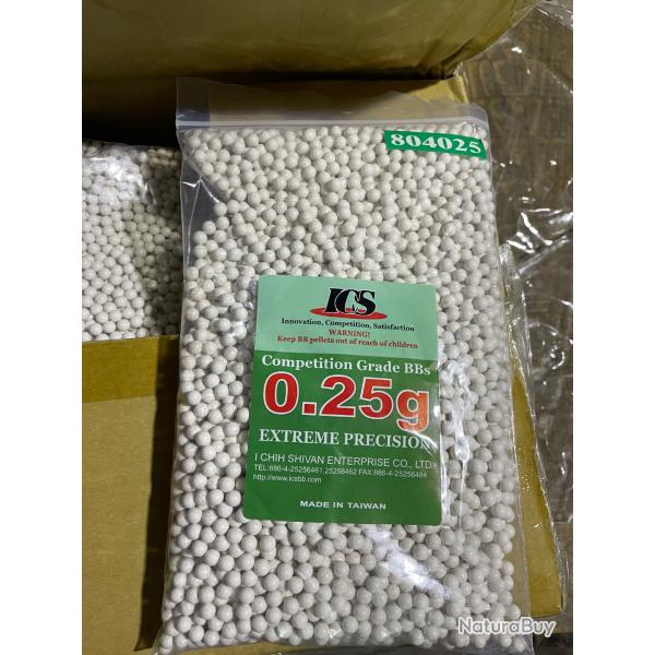 Billes 0,25 ICS neuf