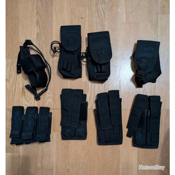 Lot poche airsoft/FDO tactical tailor
