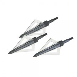 3 POINTES DE CHASSE 4 LAMES POUR FLECHE