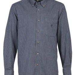 Chemise homme sussex &agrave; manches longues bleue marine PERCUSSION-M