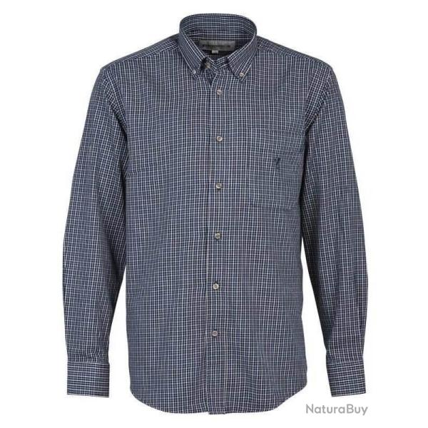 Chemise homme sussex � manches longues bleue marine PERCUSSION-XXL