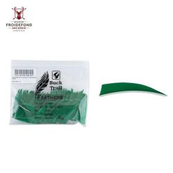 Plume Naturelle Shield 3" - Vert / BuckTrail