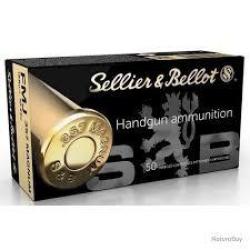 Cartouches Sellier & Bellot calibre 357 mag FMJ 158gr 10.25g x50
