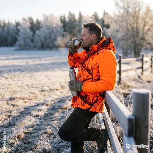 Veste de chasse Deerhunter Eagle Winter Realtree Edge Safety Orange XL