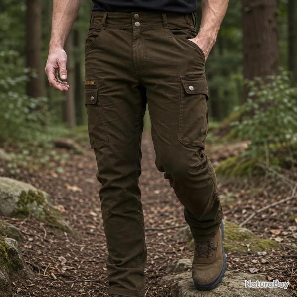 Pantalon de chasse Eagle vert imperm�able et isolant 48