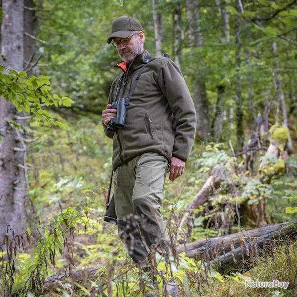 Veste polaire r�versible Deerhunter Gamekeeper orange verte XL