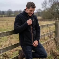 Veste polaire Deerhunter Cumbria gris anthracite 360 g/m&sup2; 2XL
