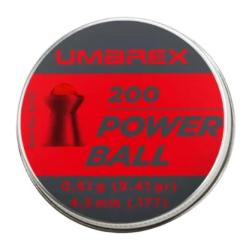 Plomb Powerball Umarex Tete ronde Cal.4.5mm 0.61G X200