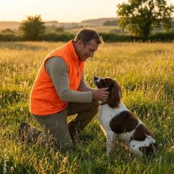 Gilet polaire Deerhunter Atlas Light orange sans manches 4XL